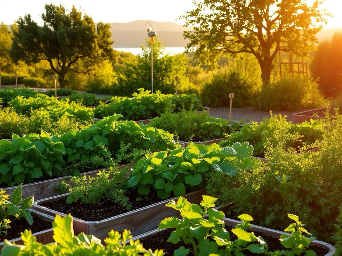 Regenerative gardens at an Earthwalker Sanctuaries property